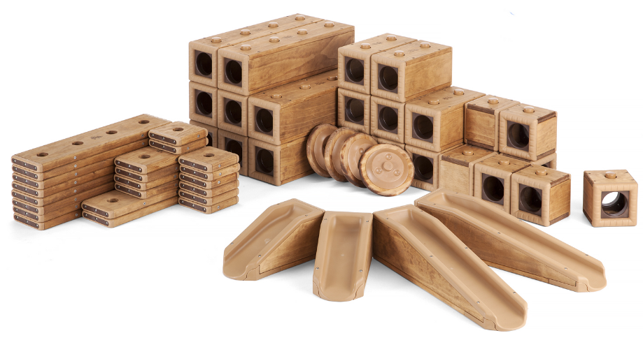 Dog playing with simple rubber toy